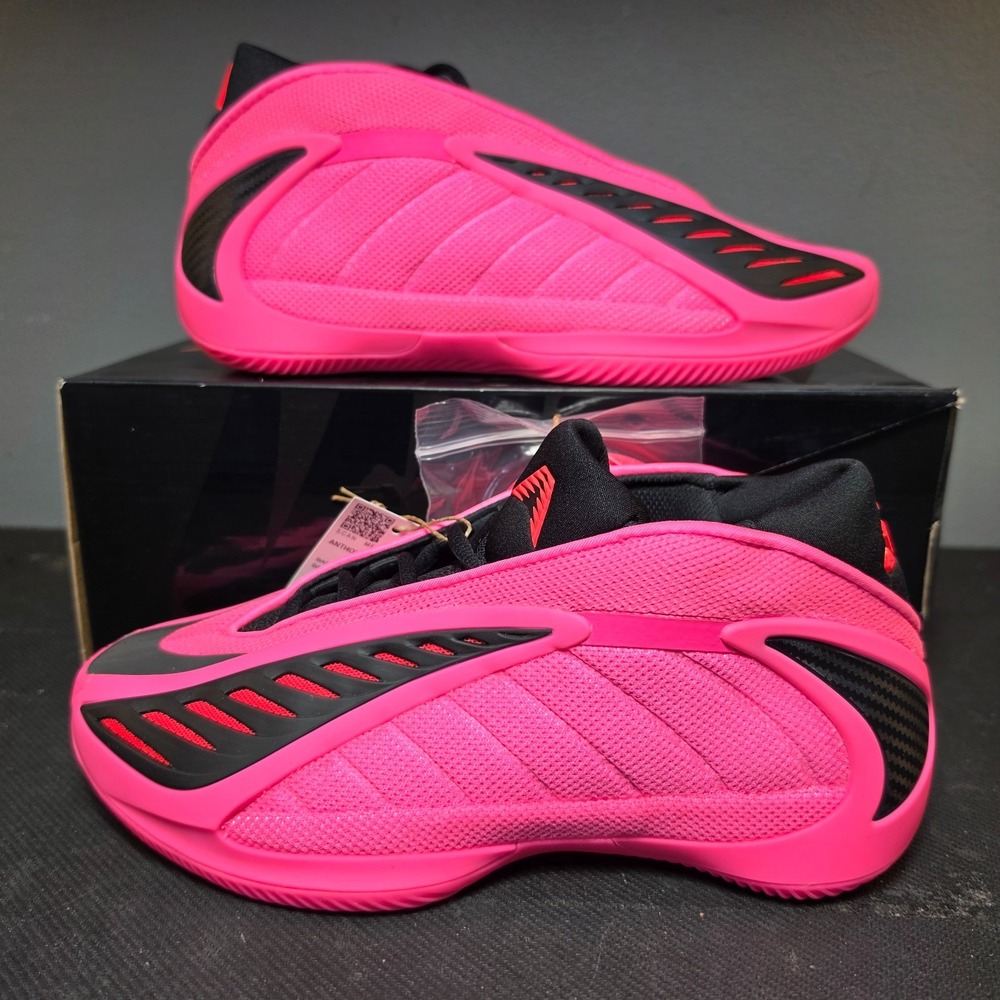 Women's 6.5 Youth 5 Adidas Anthony Edwards 2 J JR2253 Pink Black Basketball NIB